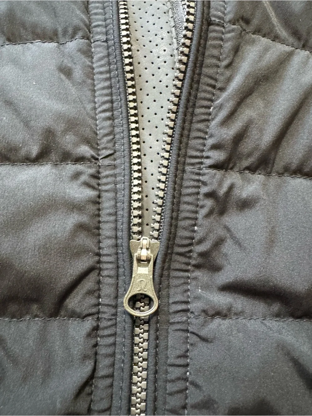 lululemon athletica Black Quilted-Back Sleeveless Vest